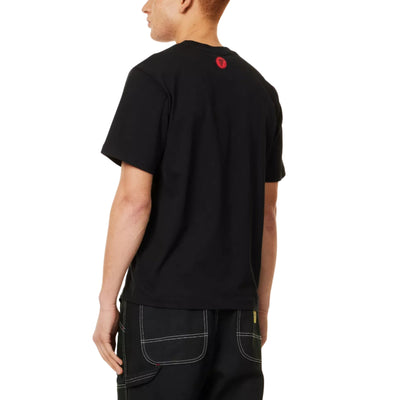 Ice-Cream T-Shirt Running Puppy Black
