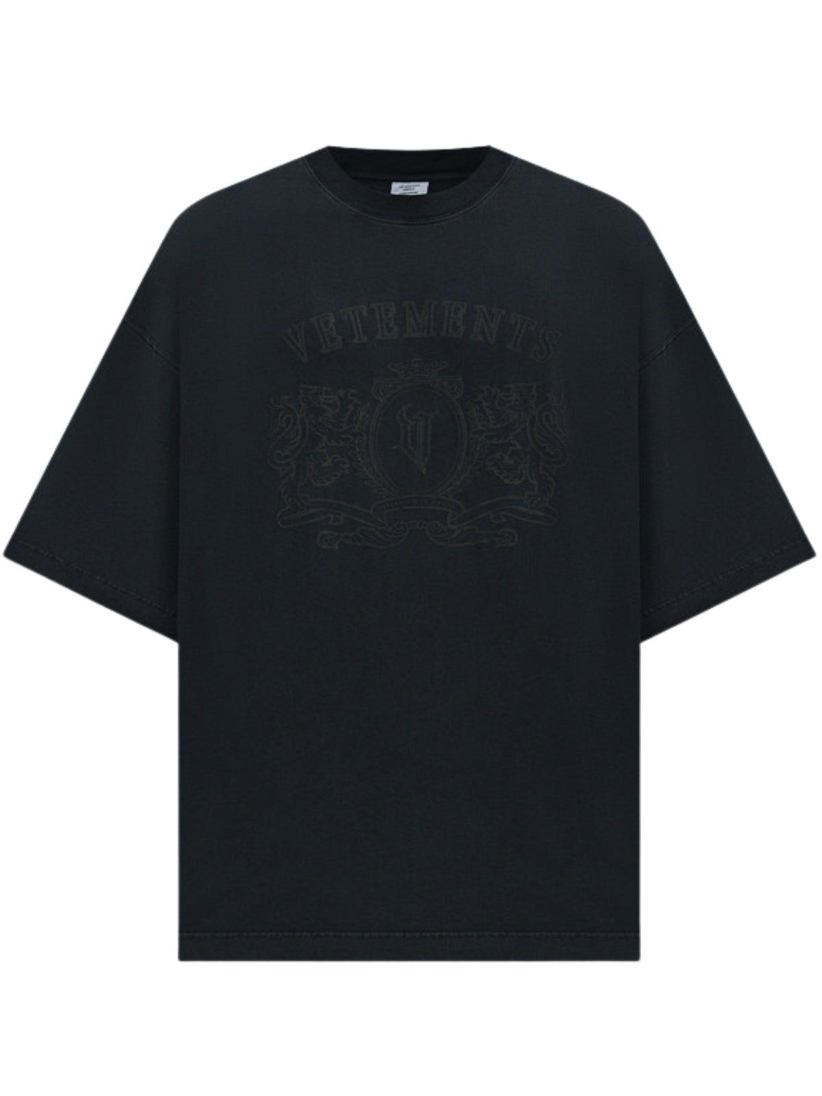 Vetements T-Shirt Mono Black
