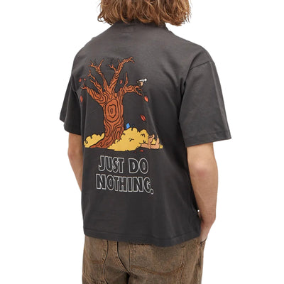 Market T-Shirt Just Do Nothing Fall Washed Black