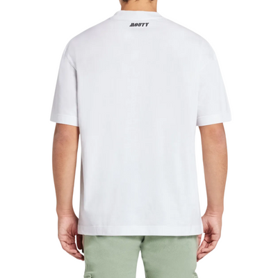 Mouty T-Shirt Chuck Smiley Allover Print White