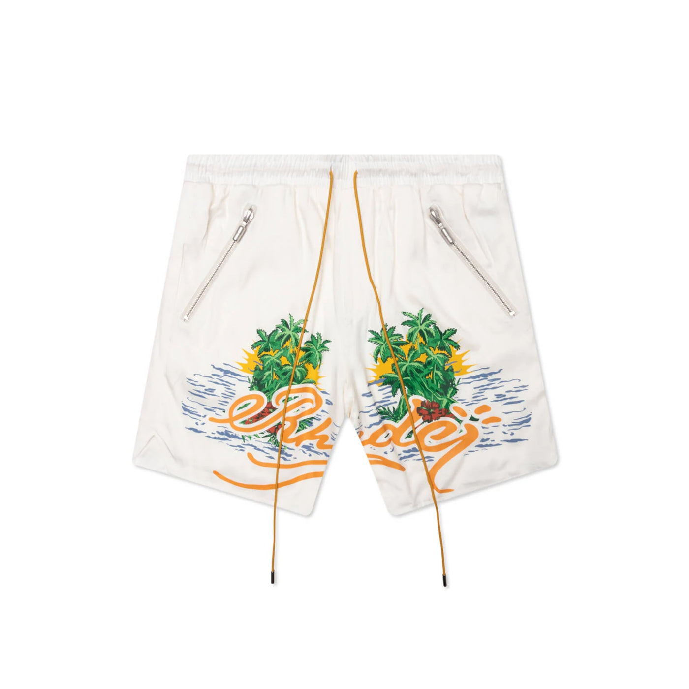 Rhude Shorts Palms White