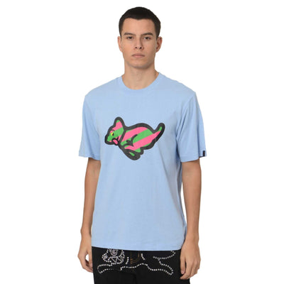 Ice-Cream T-Shirt Running Puppy Blue