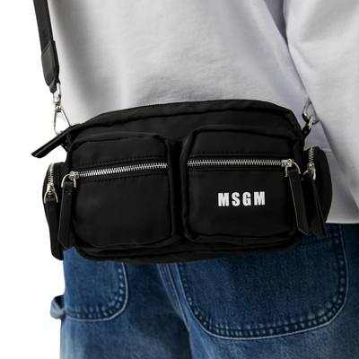 Msgm Bag Logo Black