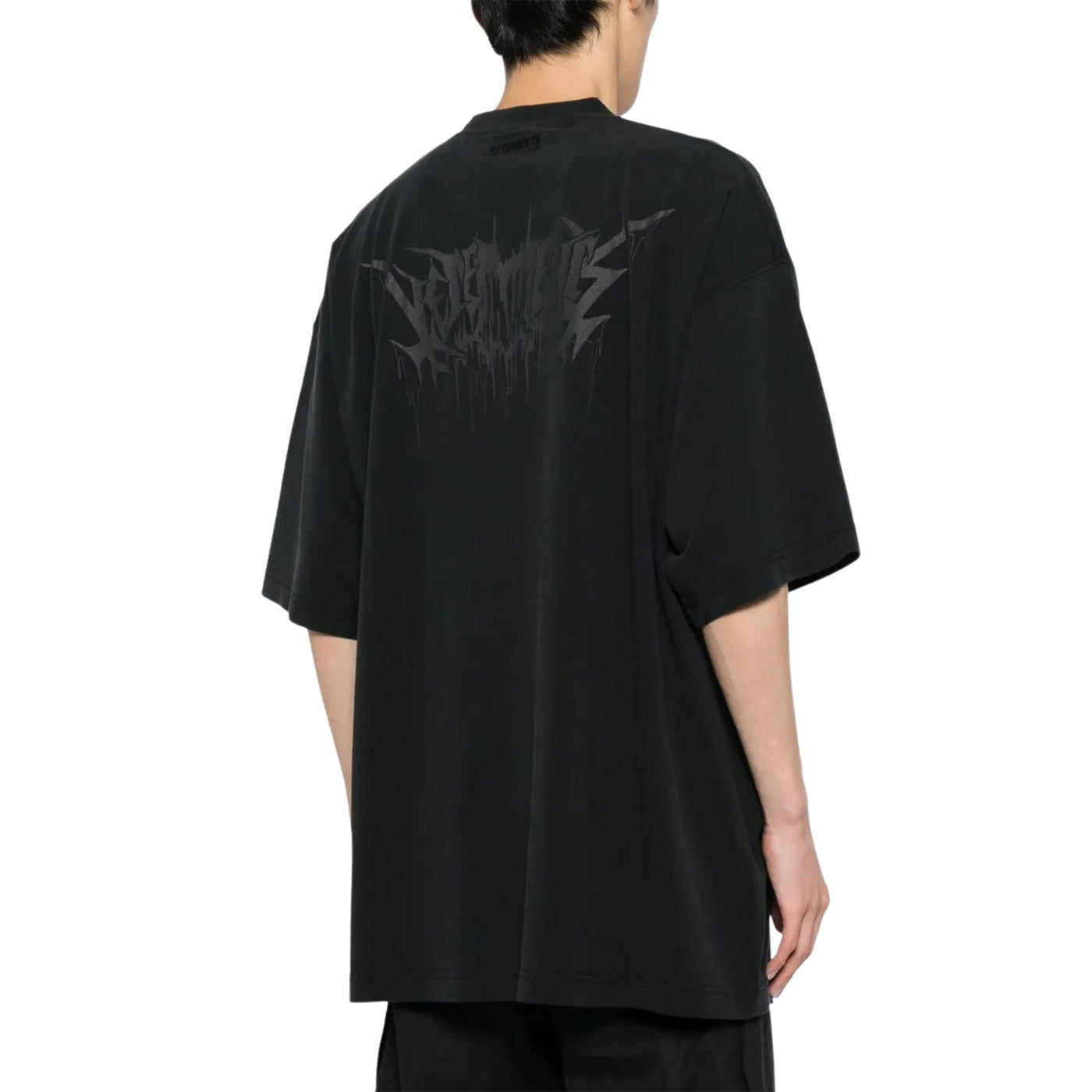 Vetements T-Shirt Illusion Logo Black