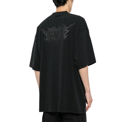 Vetements T-Shirt Illusion Logo Black