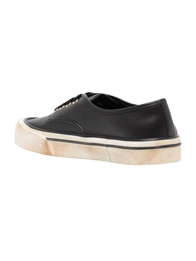 Bally Sneaker Low Top Logo Red-Black