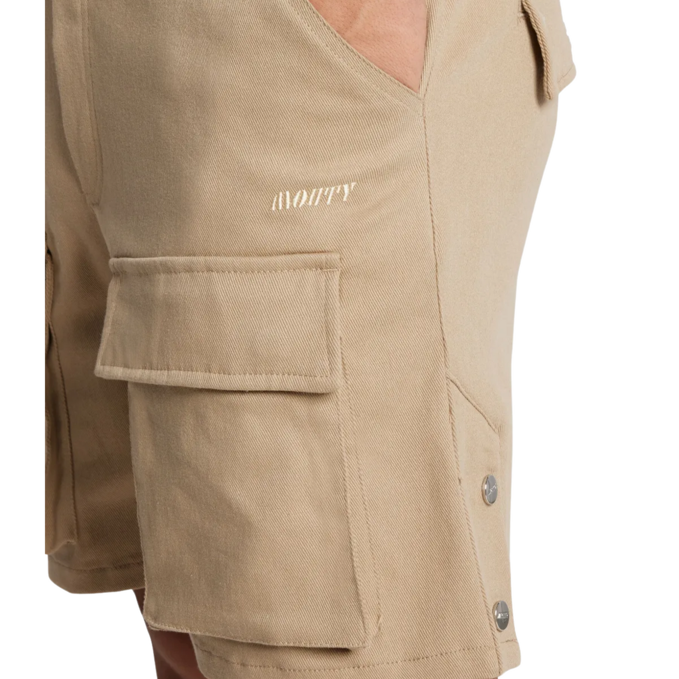 Mouty Shorts Front Pocket Cargo Beige