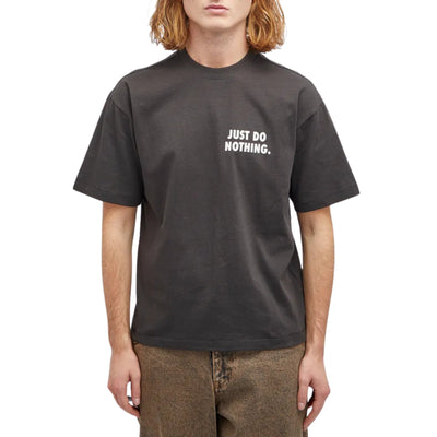 Market T-Shirt Just Do Nothing Fall Washed Black