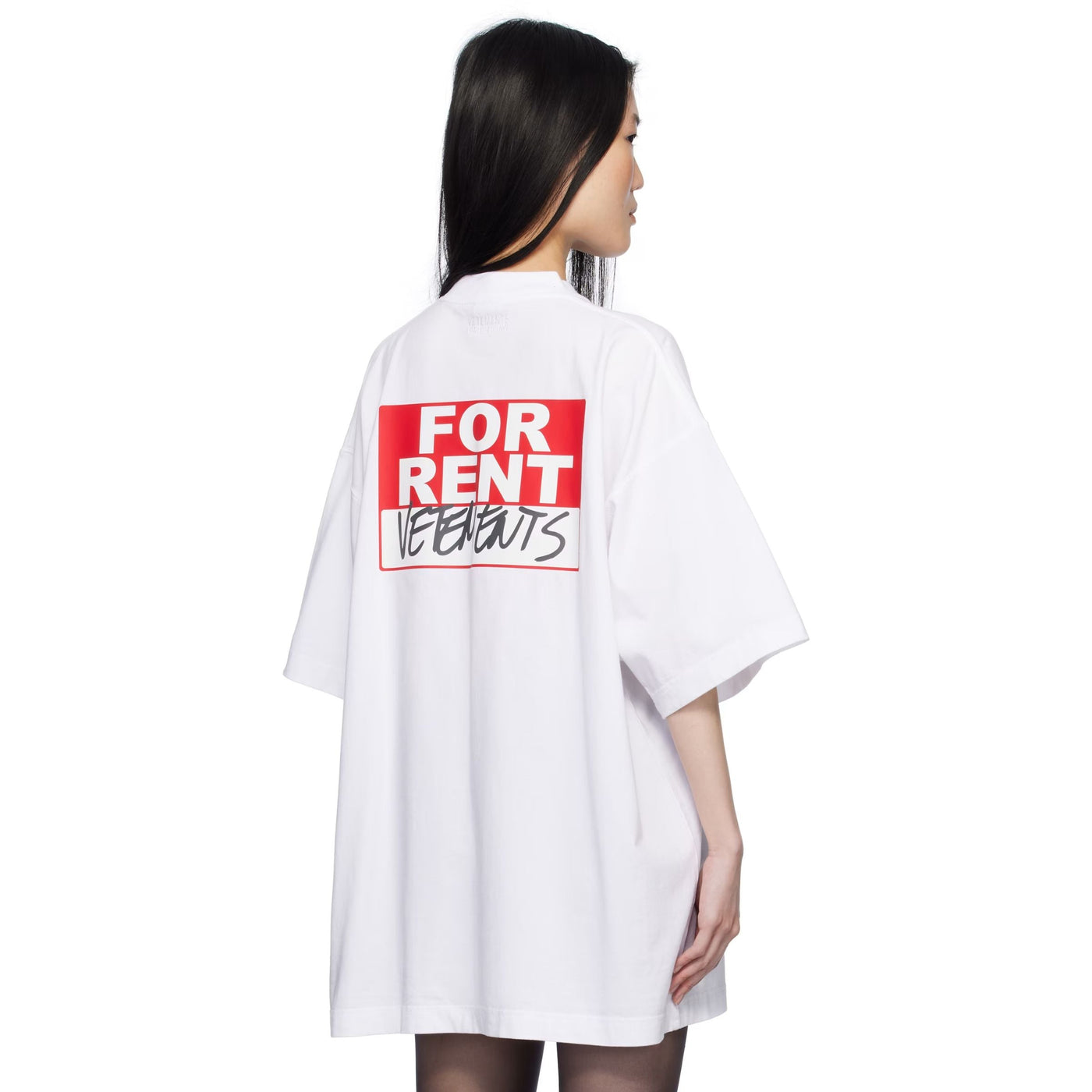 Vetements T-Shirt For Rent Oversized White