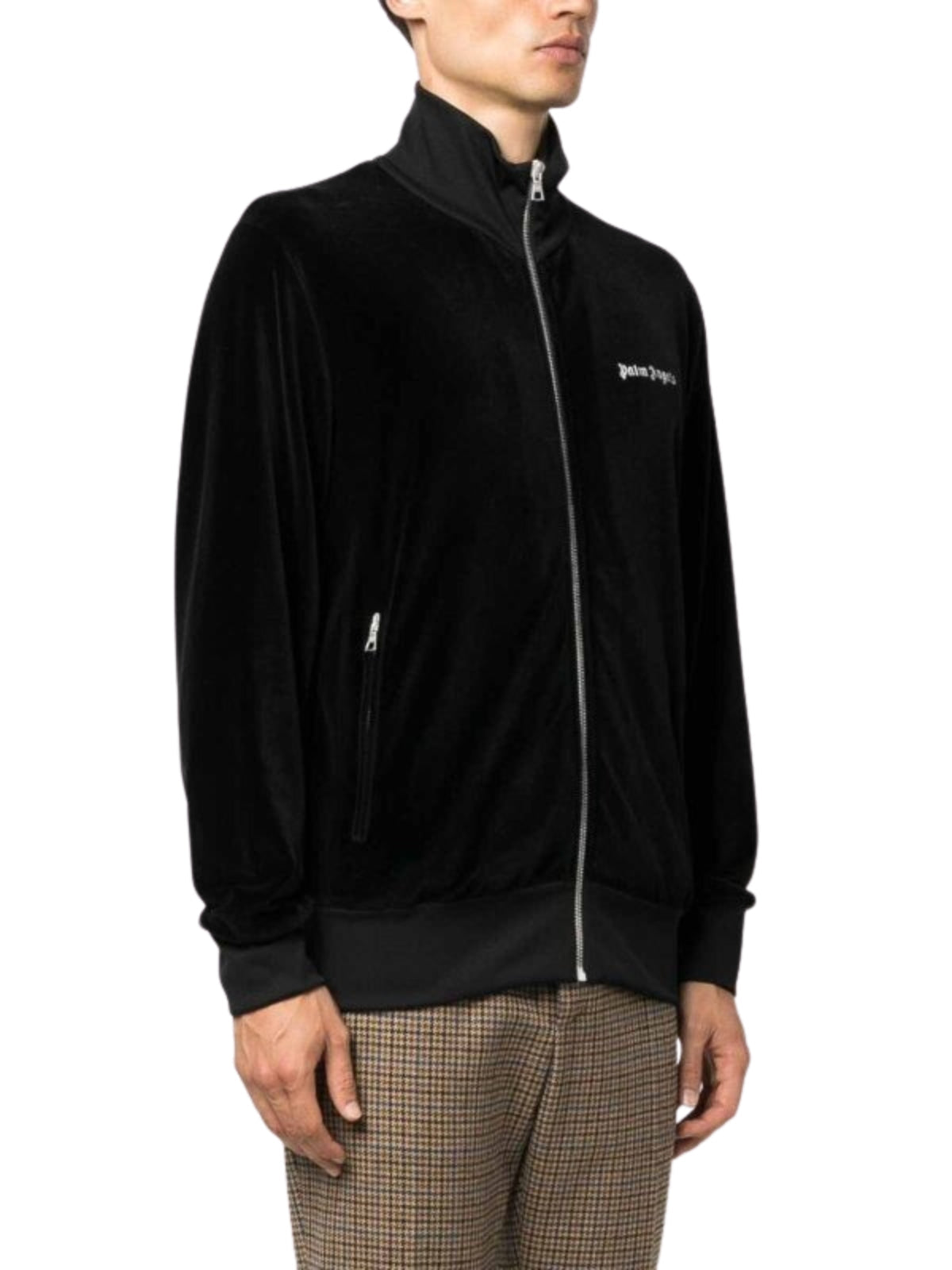 Palm Angels Jacket Velour Black