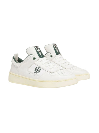 Bally Sneaker Embroided Logo Panelled White