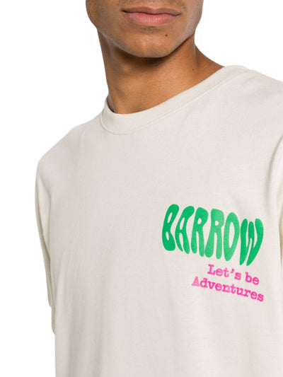 Barrow T-Shirt Let's Be Adventures Logo Off-White