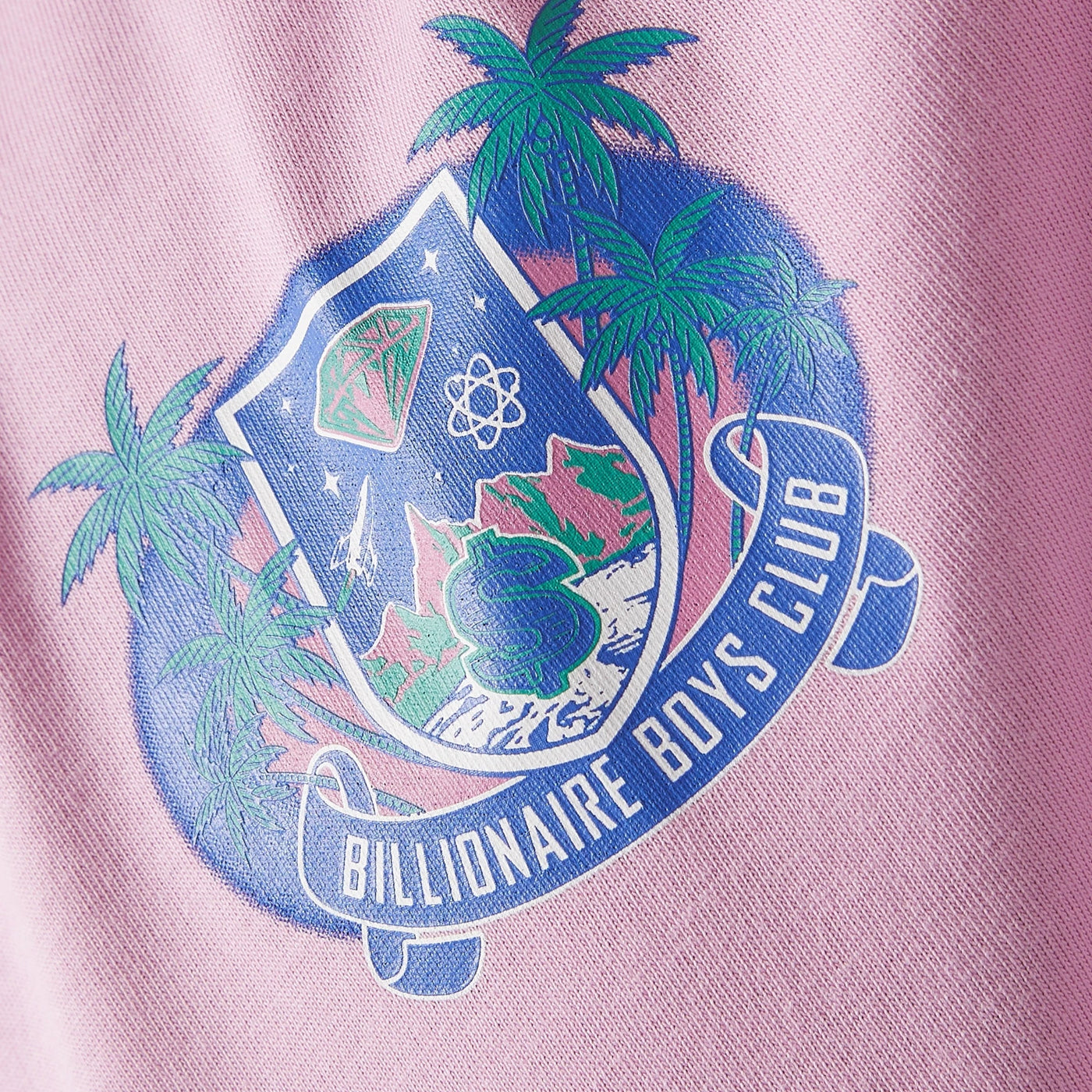 Billionaire Boys Club T-Shirttropical Crest Pink