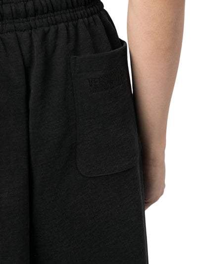 Vetements Track Pants Anarchy Logo Black