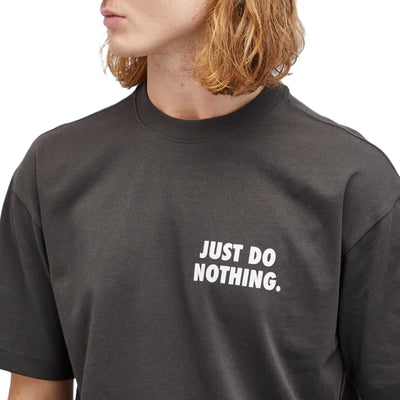 Market T-Shirt Just Do Nothing Fall Washed Black