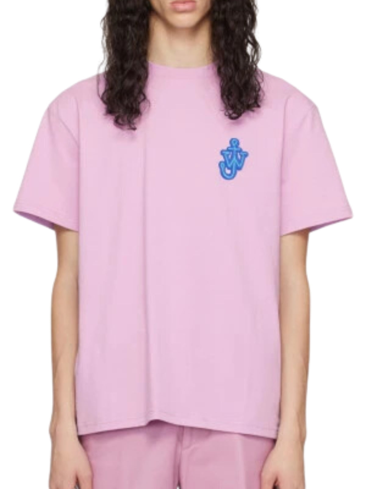 Jw Anderson T-Shirt Logo Pale Pink
